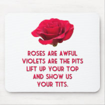 Roses Are Awful Mousepad