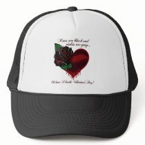 Roses Are Black Poem Hat