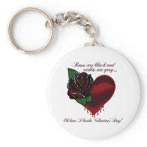 Roses Are Black Poem Key Chains