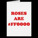 Roses Are #FF0000 cards