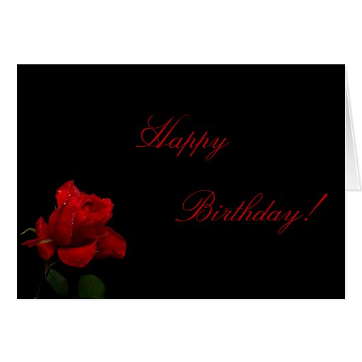 Roses Are Red Birthday Greeting Card Zazzle