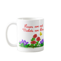 Roses are Red Garden Mug