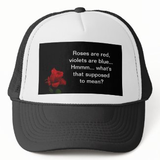Roses Are Red Mesh Hat