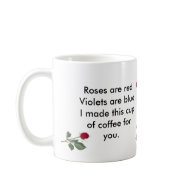 Roses are red mug