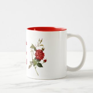 Roses are red mug