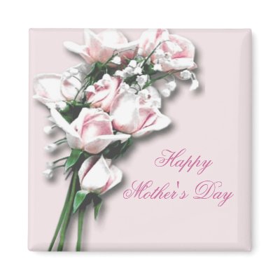 Roses Bouquet Mother's Day Magnet by elenaind