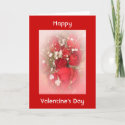Roses Bouquet Valentine's Card card