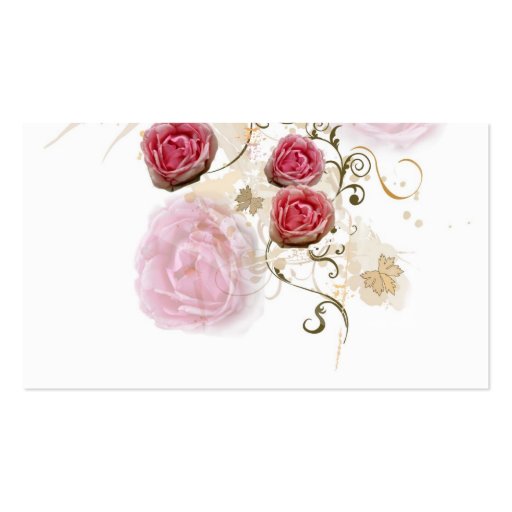 Roses Business Card (front side)