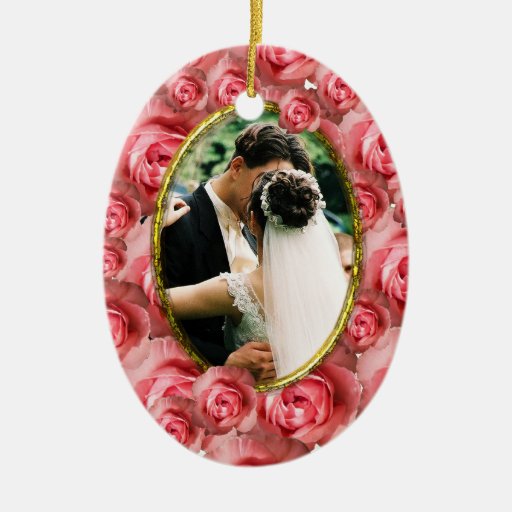 Roses Christmas Tree Ornaments Zazzle