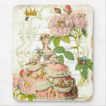 Roses de Versailles Reine Marie Antoinette Mousepads