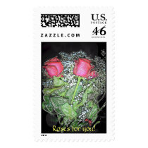 Roses for you! postage by angelhmm Roses for you! postage