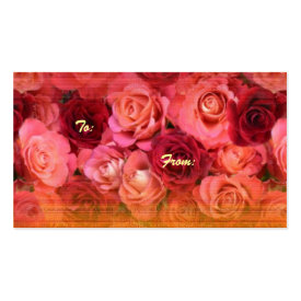 Roses Gift Tag profilecard