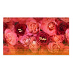 Roses Gift Tag Business Card