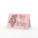 Roses Greeting Card - 05 by ArtbyJean Roses Greeting Card - 05