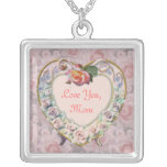 Roses Heart Frame - Mother's Day Necklace