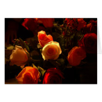 Roses I - Orange, Red and Gold Glory cards