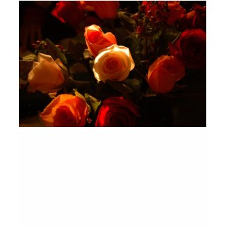 Roses I - Orange, Red and Gold Glory shirt