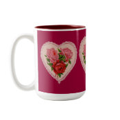 Roses in Heart Mug mug