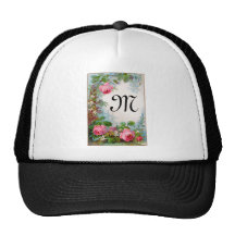 ROSES & JASMINES MONOGRAM TRUCKER HAT