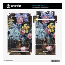 Roses, lilacs and daffodils by Lovis Corinth Motorola Droid X Decal