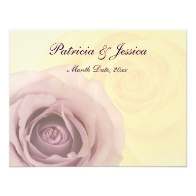 Roses & Love Custom Invite