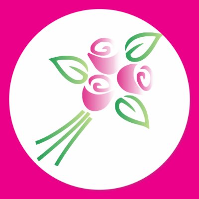 Roses on White Stickers Zazzle_sticker