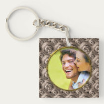 Roses Photo Keepsake key chains