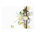 Roses Profile Card business cards