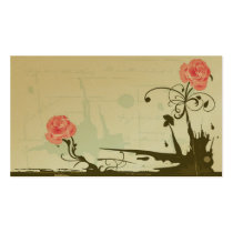 Roses Profile Card business cards