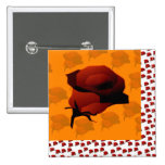 Roses Röschen Buttons