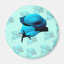 Roses Röschen Fridge Magnet