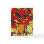 Roses rouges dans un cas d'Ornage cards
