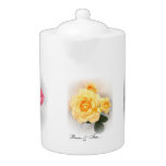 Roses & Tea Tea Pot by Stan The Roseman teapots