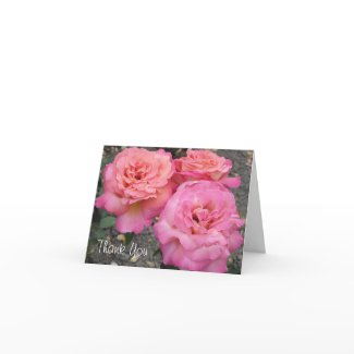 Roses - Thank You card