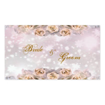 Roses Thank You Wedding Favor - Profile Card profile cards