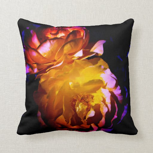 Roses Throw Pillow Zazzle