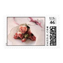 roses with linens stamp
