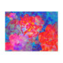 Roses with special effects post card