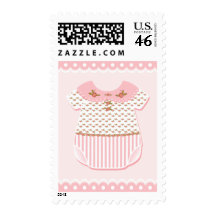 Rosette Baby Romper Postage