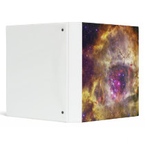Rosette Nebula Caldwell 49 The Heart of a Rose 3 Ring Binder