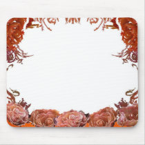 Rosey border mousepads