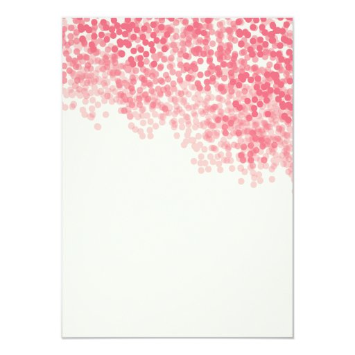Rosey Light Shower Wedding Information Insert Card Invite