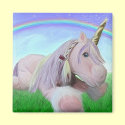 Rosey the unicorn magnets