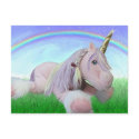 Rosey the unicorn postcards by Faeryhuggles Rosey the unicorn postcards