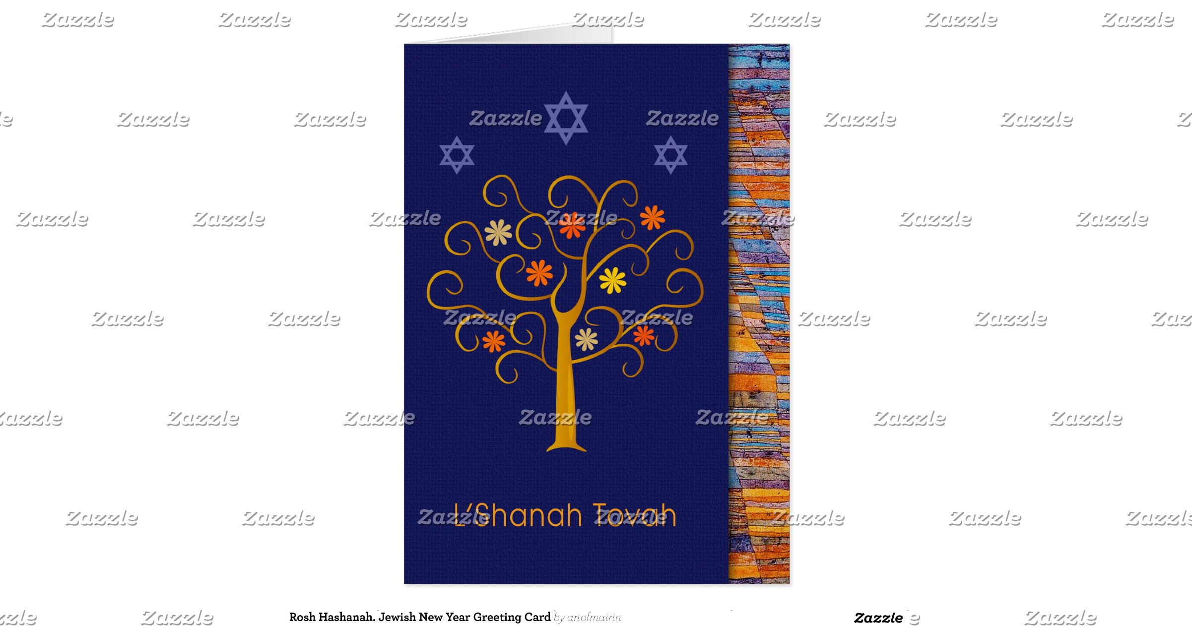 rosh_hashanah_jewish_new_year_greeting_card ...
