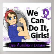 Rosie Anime WCDI Alzheimer's Disease Print