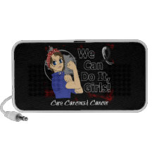 Rosie Anime WCDI Carcinoid Cancer Notebook Speaker