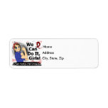 Rosie Anime WCDI Sickle Cell Disease Return Address Labels