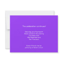 Rosie Bat Mitzvah Sweet 16 Reception Custom Invitations