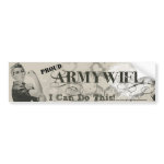 Rosie Bumper Sticker Army Wife